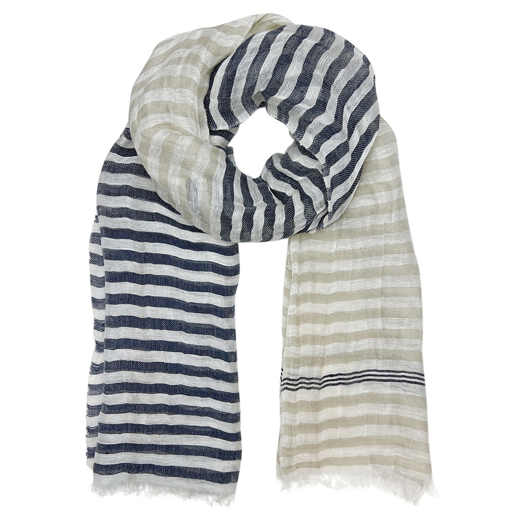 Cabana Linen Blend Wrap Scarf from SLATE + SALT