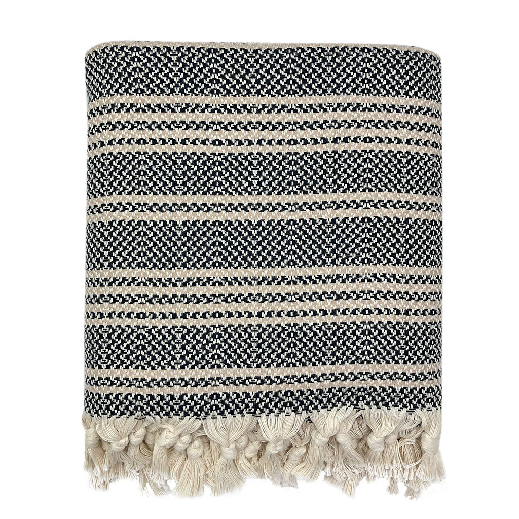 Woven Stripe Turkish Throw from SLATE + SALT