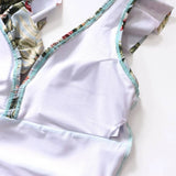 Striped Ruffled Swimsuit from Kawaii Stop