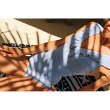 Striped Ruffled Swimsuit from Kawaii Stop