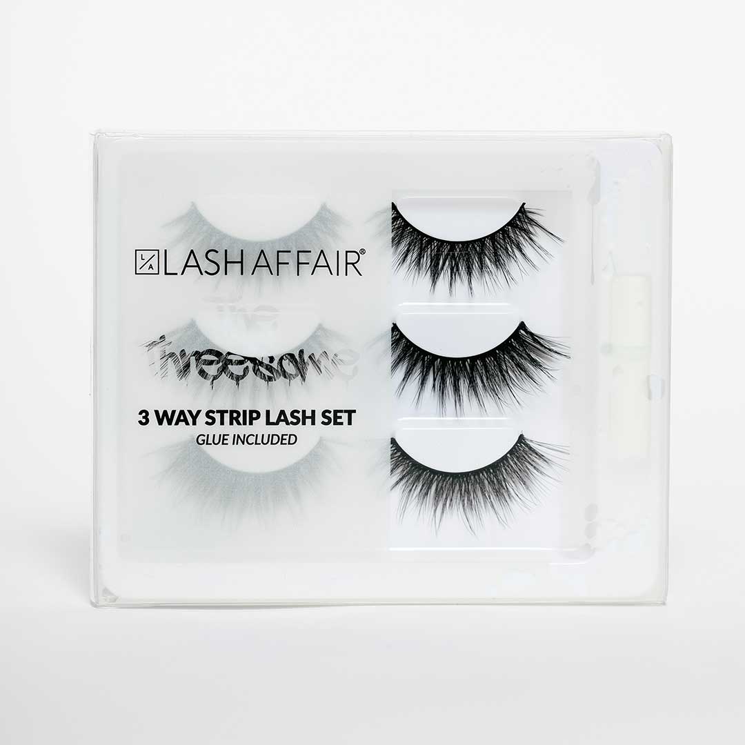 The Threesome | 3 Way Strip Lash Set From Lash Affair
