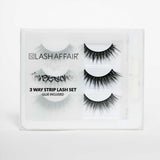 The Threesome | 3 Way Strip Lash Set From Lash Affair