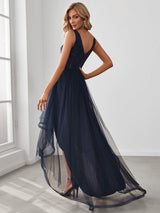 A-Line High-Low Tulle Prom Dress from MsDressly