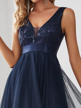 A-Line High-Low Tulle Prom Dress from MsDressly