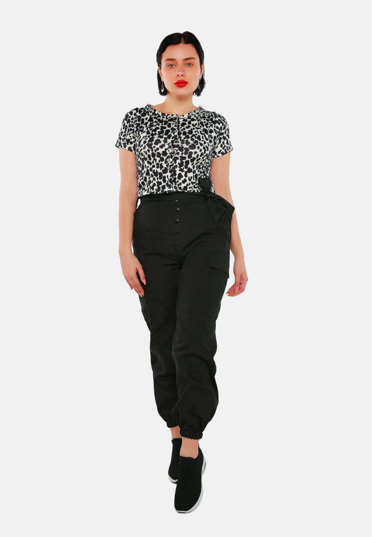 Style Up Cargo Belted Pant from London Rag International