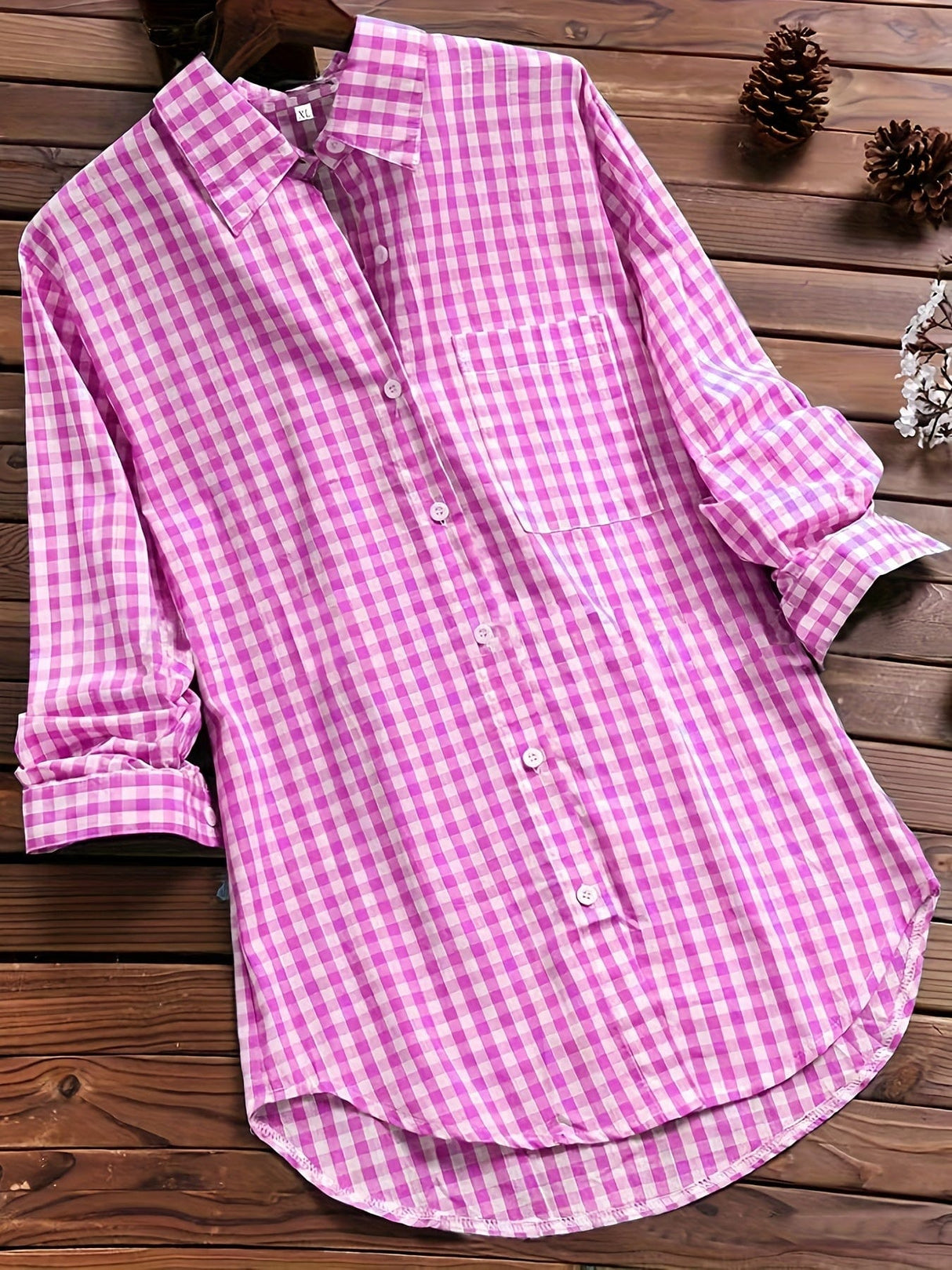 Beach Style Button-Down Shirt from MsDressly