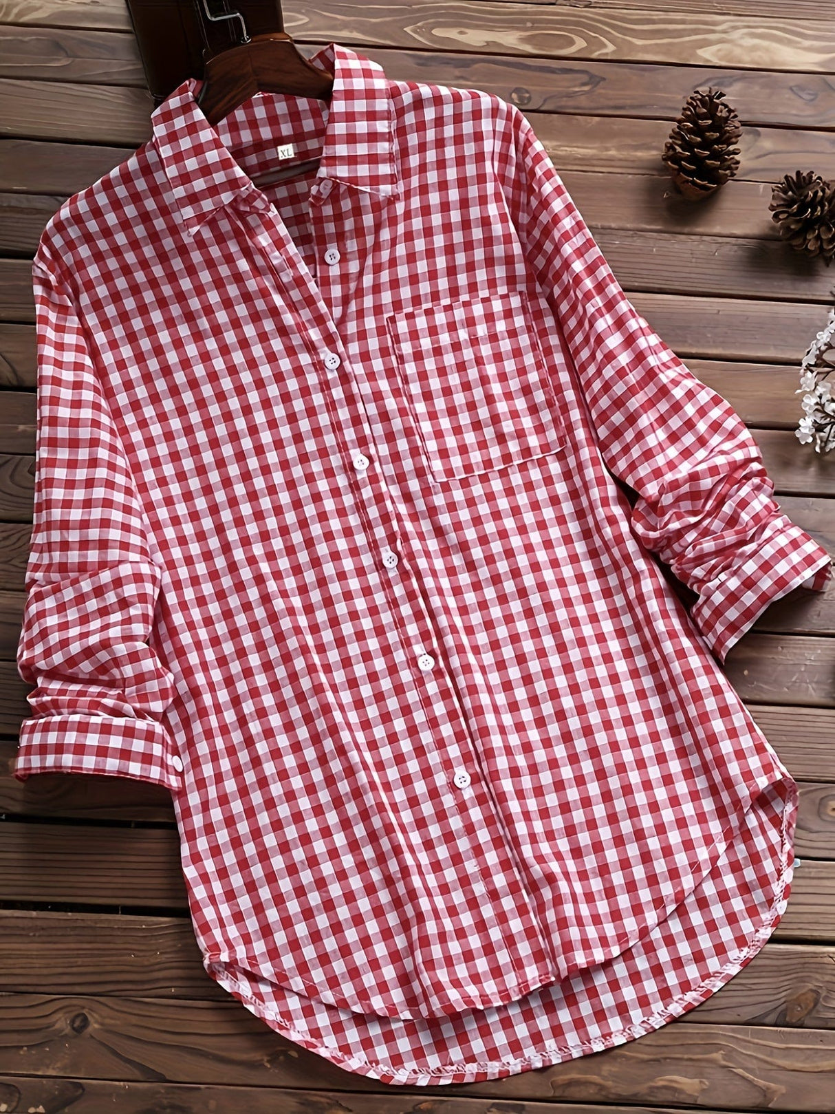 Beach Style Button-Down Shirt from MsDressly