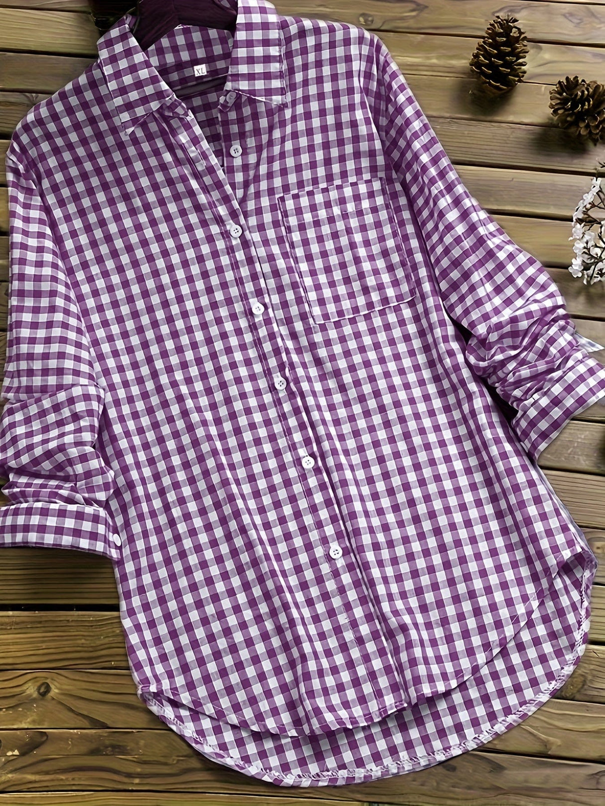 Beach Style Button-Down Shirt from MsDressly