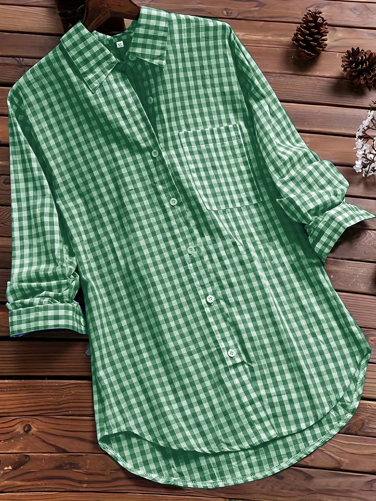 Beach Style Button-Down Shirt from MsDressly