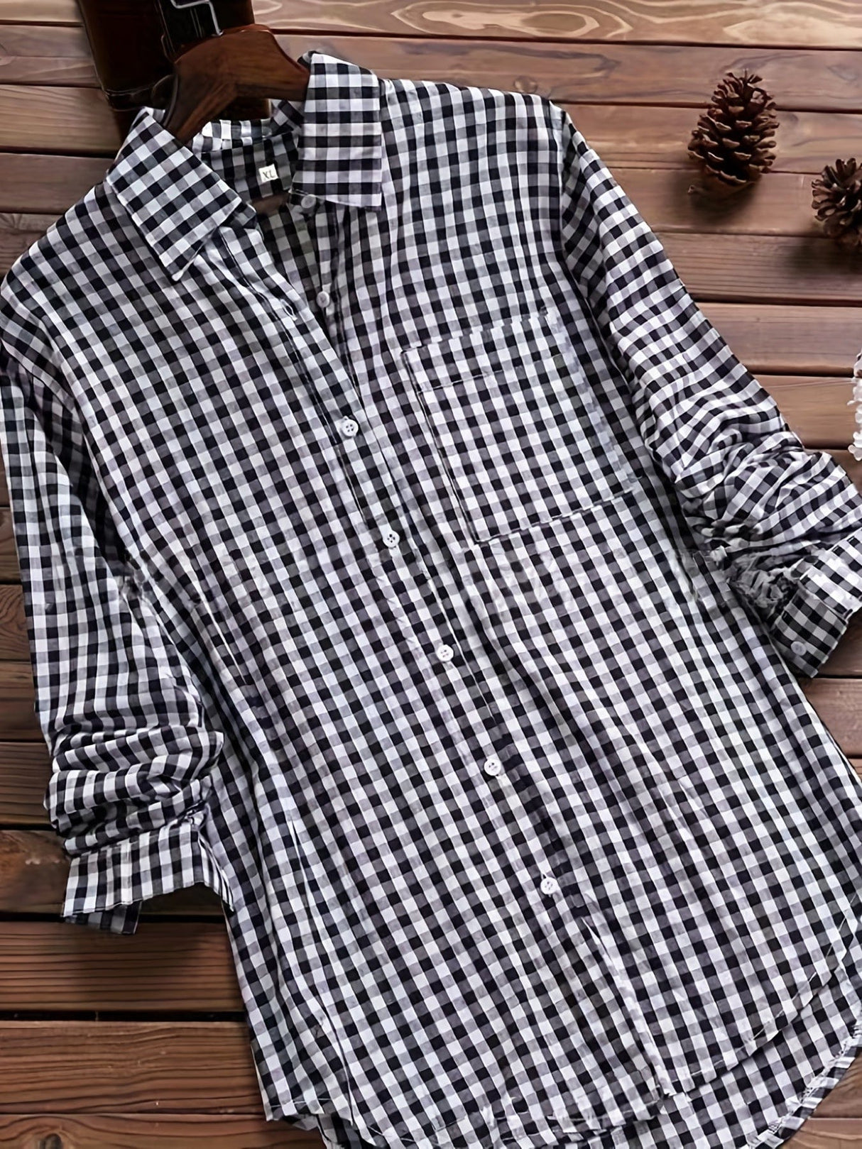 Beach Style Button-Down Shirt from MsDressly