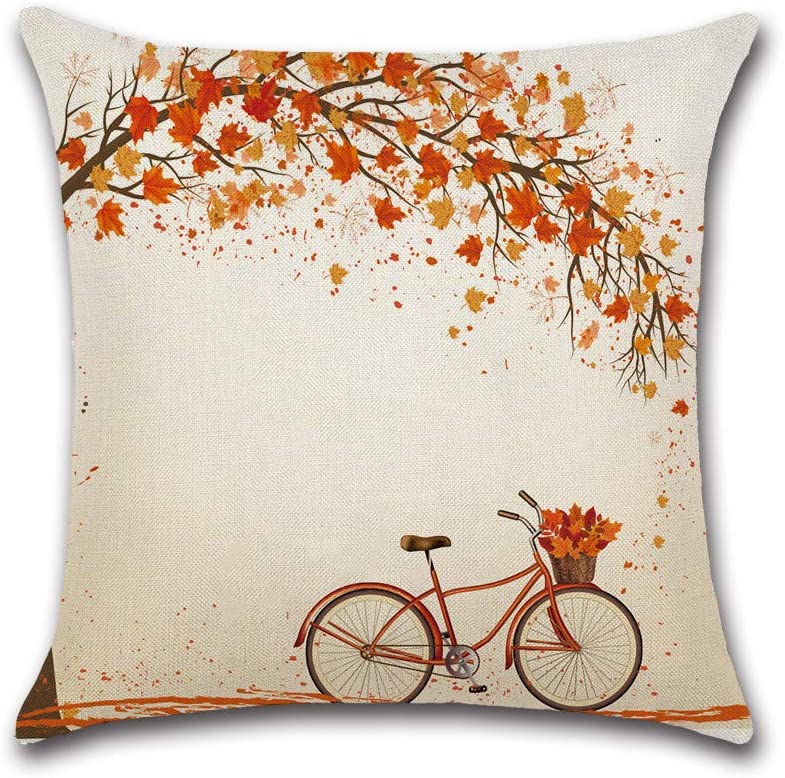 Falling Leaves Cushion Cover from Moderny