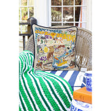Summer Colorado Hand-Embroidered Pillow from Quirks!