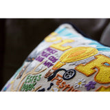 Summer Colorado Hand-Embroidered Pillow from Quirks!
