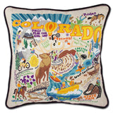 Summer Colorado Hand-Embroidered Pillow from Quirks!