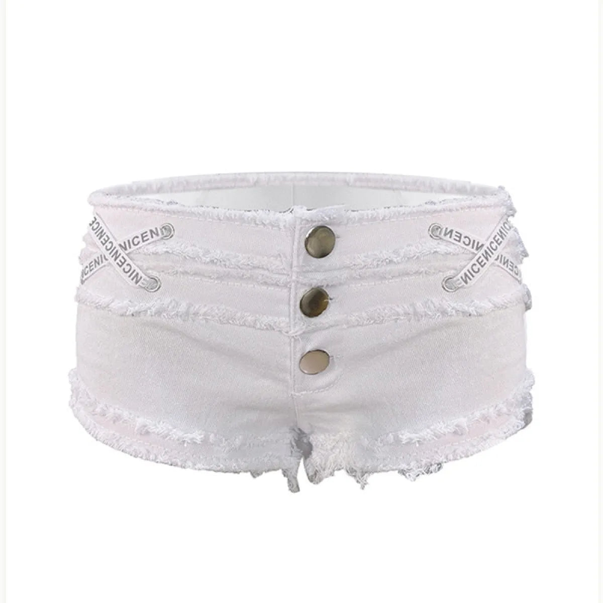 Summer Denim Booty Shorts Strap from Kawaii Stop