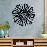 Rustic Metal Sun Wall Art from VITAHOME DESIGN LLC