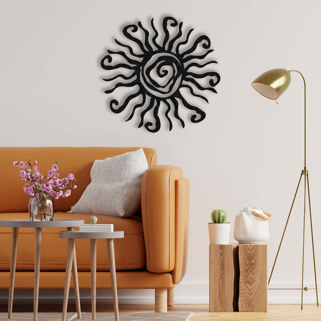 Rustic Metal Sun Wall Art from VITAHOME DESIGN LLC