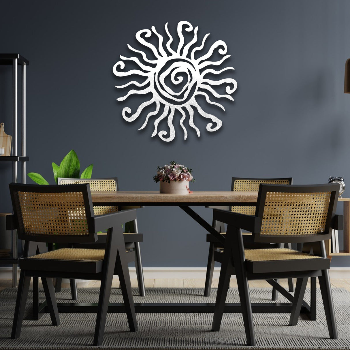 Rustic Metal Sun Wall Art from VITAHOME DESIGN LLC