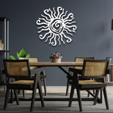 Rustic Metal Sun Wall Art from VITAHOME DESIGN LLC