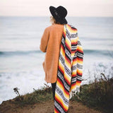 Sunflower Mexican Super Falsa Yoga Blanket from West Path