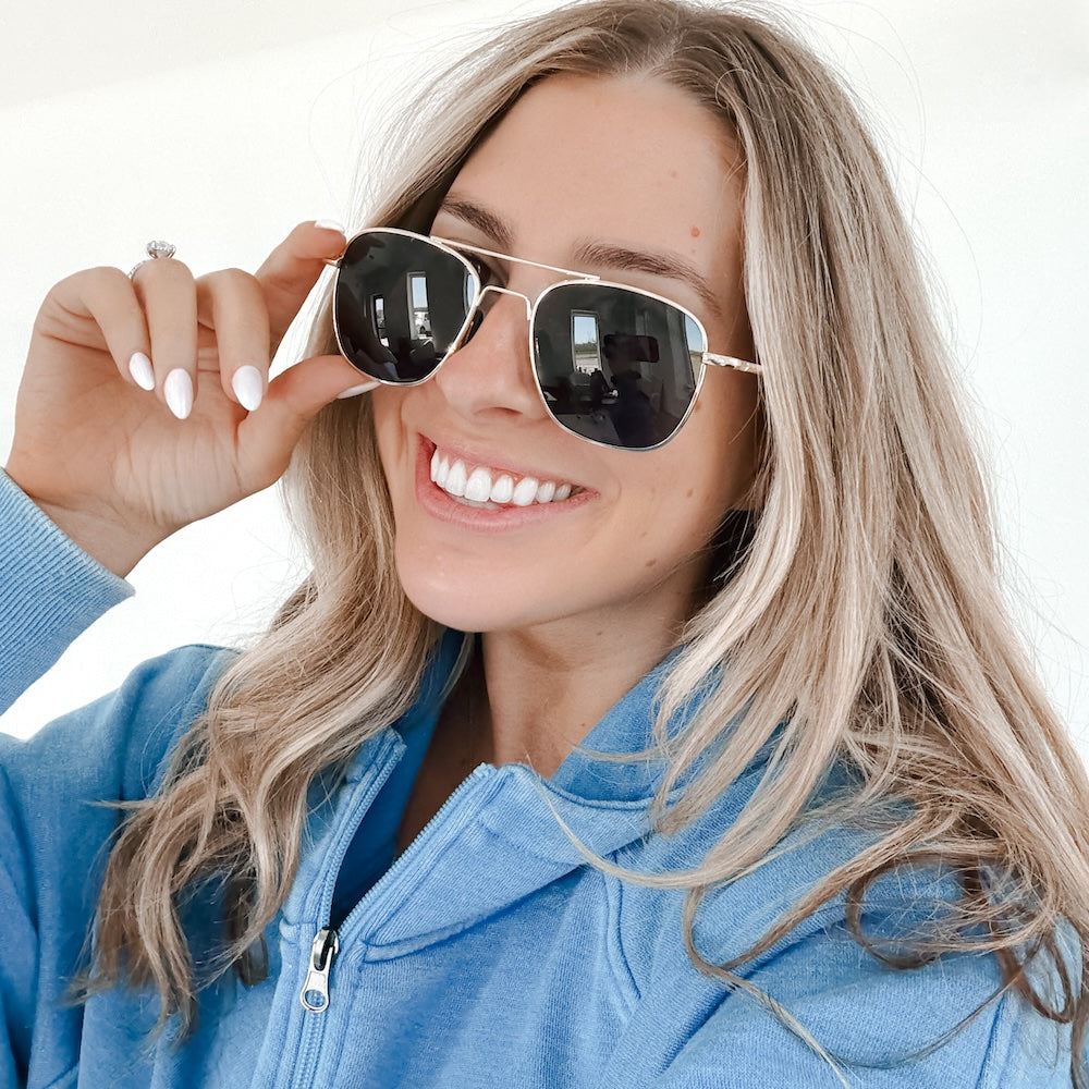 Sunny Square Aviator Sunglasses from Pretty Simple