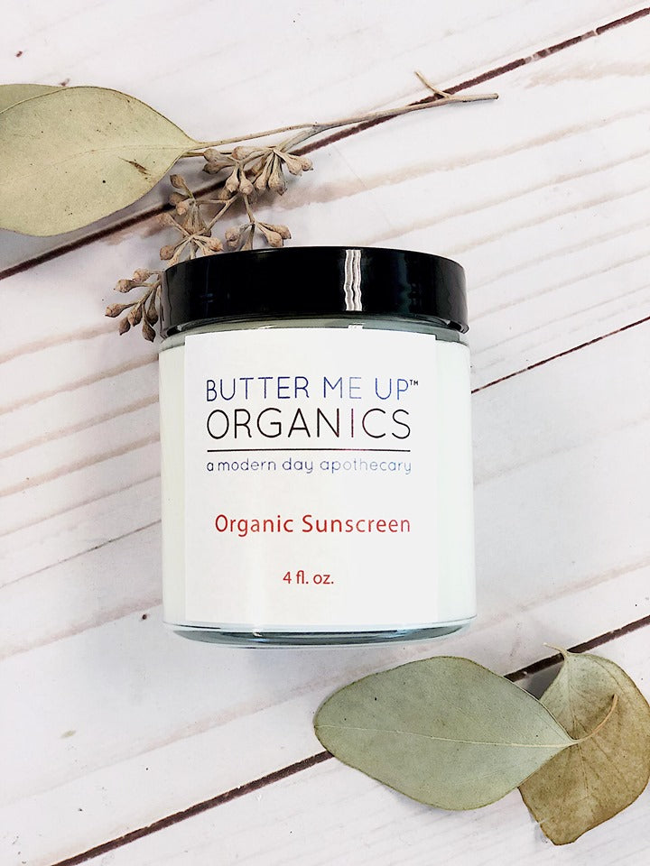 Natural Organic Sunscreen / Safe Sunscreen / Non-Nano Zinc Oxide Sunscreen / Sun Protection / Butter Me Up Organics  from Butter Me Up Organics