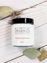 Natural Organic Sunscreen / Safe Sunscreen / Non-Nano Zinc Oxide Sunscreen / Sun Protection / Butter Me Up Organics  from Butter Me Up Organics