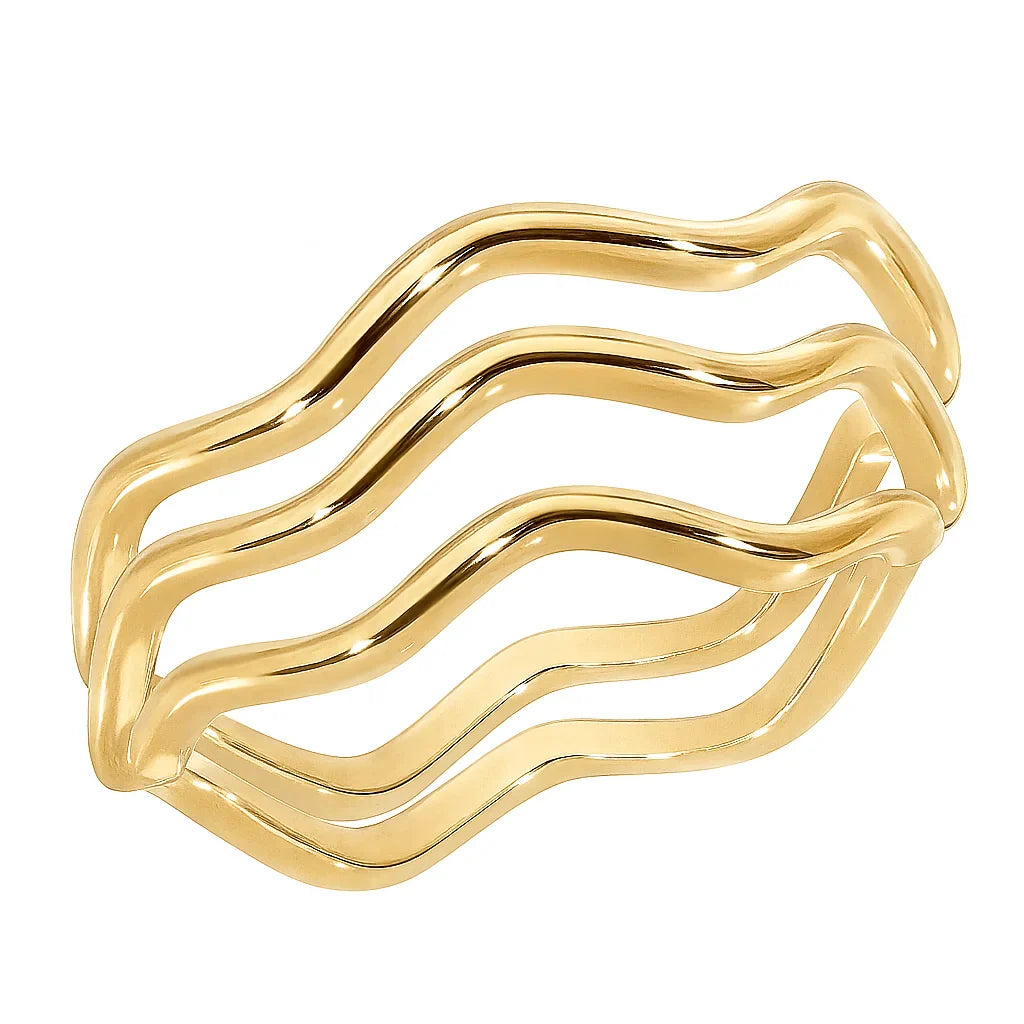 Super Thin Wavy Ring from eklexic