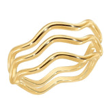 Super Thin Wavy Ring from eklexic