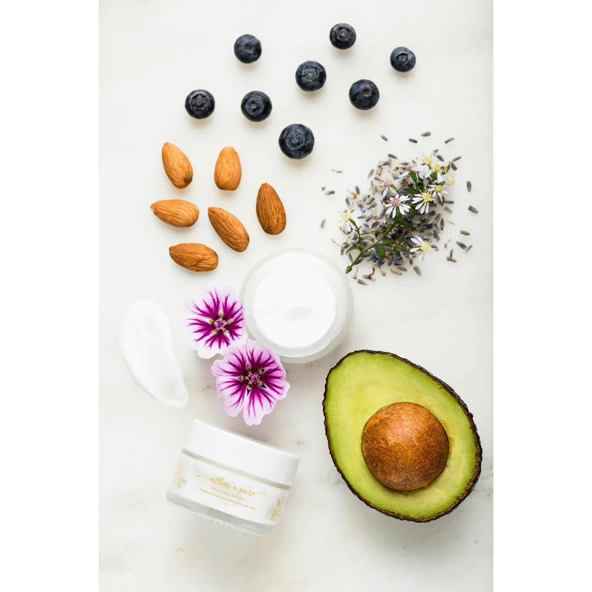 Superfruit & Jasmine Antioxidant Face Moisturizer (Organic, Vegan, 100% Natural) From Athar'a Pure