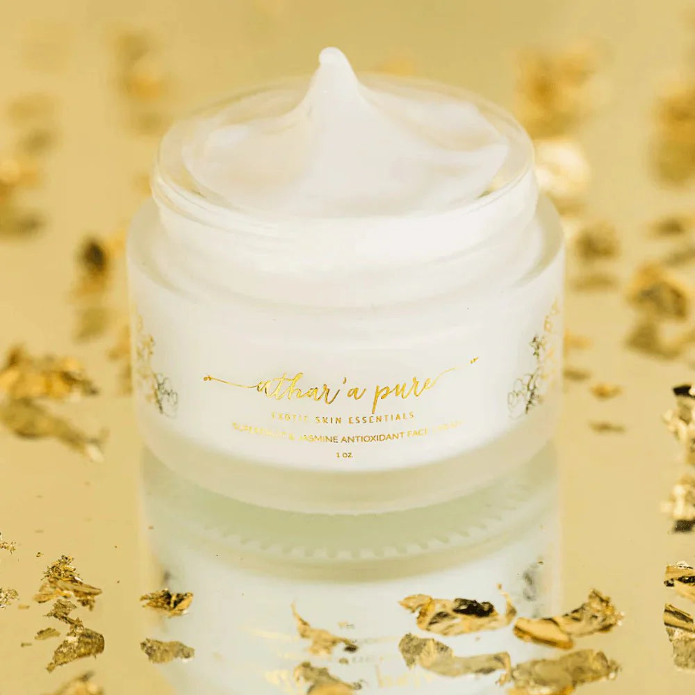 Superfruit & Jasmine Antioxidant Face Moisturizer (Organic, Vegan, 100% Natural) From Athar'a Pure
