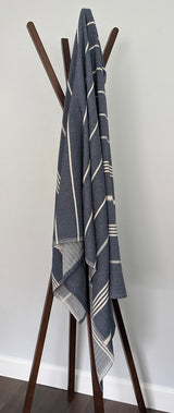 Surfside Towel Collection – Tassel-Free Turkish Cotton Towels, 39”x70”, Sand-Repelling from The Bali Market