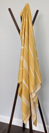 Surfside Towel Collection – Tassel-Free Turkish Cotton Towels, 39”x70”, Sand-Repelling from The Bali Market