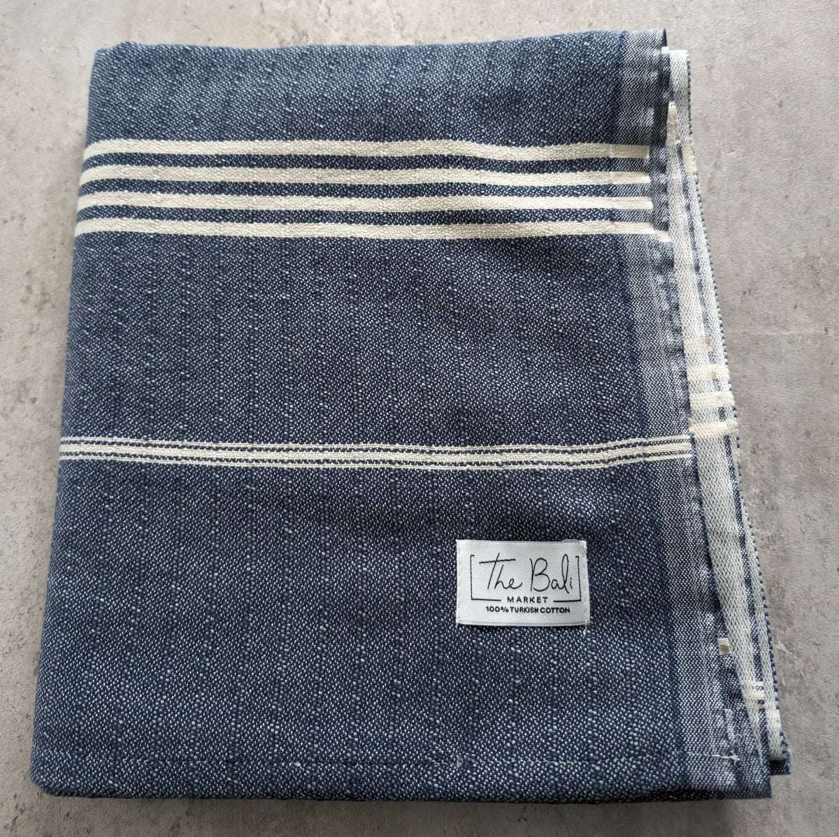 Surfside Towel Collection – Tassel-Free Turkish Cotton Towels, 39”x70”, Sand-Repelling from The Bali Market