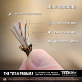 SurvivorCord Spool | REFLECTIVE-ORANGE from TITAN Survival