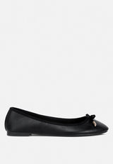 Suzzy Bow Embellished Flat Ballerinas from London Rag International