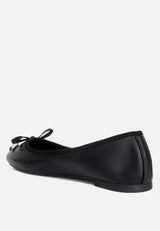 Suzzy Bow Embellished Flat Ballerinas from London Rag International