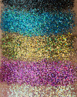 Peace - Blue Holographic Fine Glitter from Lunautics