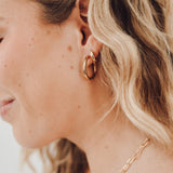 Sweetheart Hoop Earrings - WATERPROOF from Pretty Simple