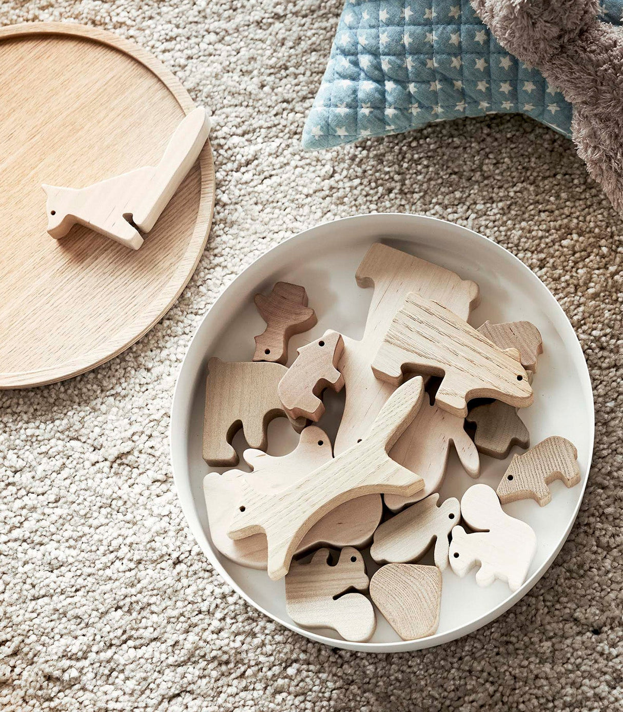 Storage Case - Two Sizes - Steel + Wood from Yamazaki Home