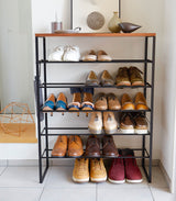 Six-Tier Shoe Rack (34" H)  - Steel from Yamazaki Home