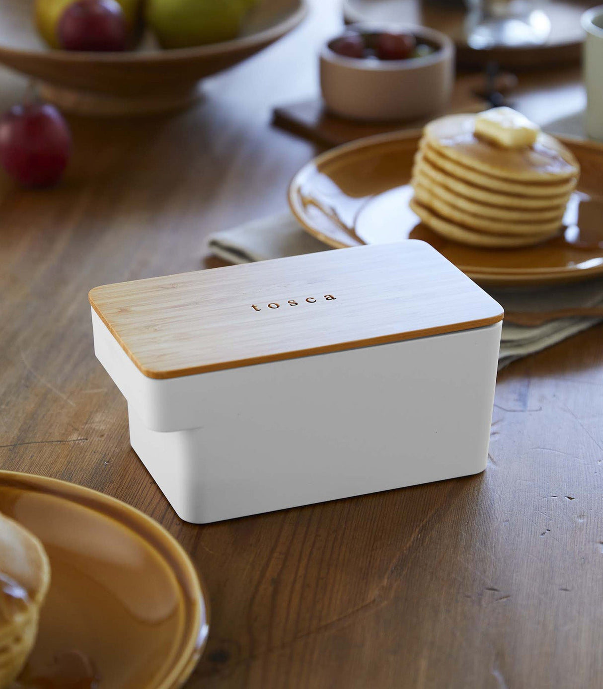 Airtight Food Storage Container - Bamboo Lid from Yamazaki Home