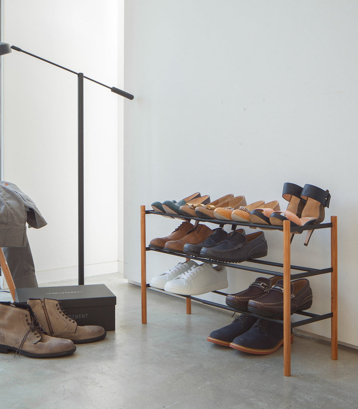 Expandable Shoe Rack (18" H)  - Steel from Yamazaki Home