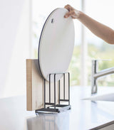 Round Cutting Board Stand - Steel from Yamazaki Home