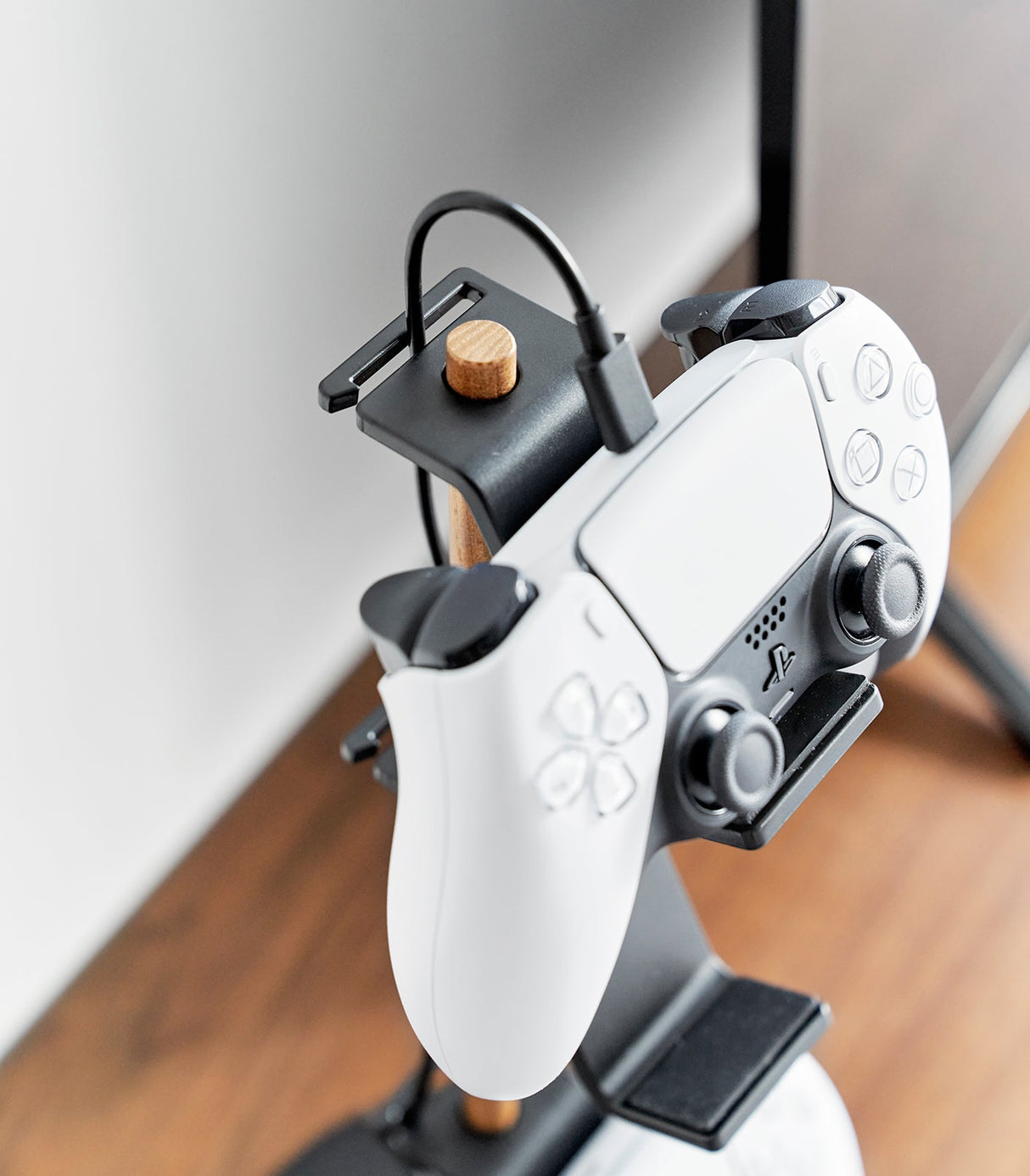 Controller Stand - Steel + Wood from Yamazaki Home