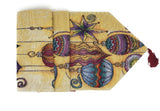 DaDa Bedding Bohemian Ornaments Colorful Holiday Lanterns Tapestry Dining Table Runner (14916) from DaDalogy Bedding Collection