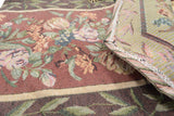 DaDa Bedding Romantic Floral Field of Roses Burgundy Red Tapestry Table Runner (5594) from DaDalogy Bedding Collection