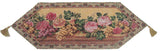 DaDa Bedding Romantic Parade of Fruit & Roses Floral Tapestry Table Runner (14426) from DaDalogy Bedding Collection
