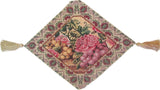 DaDa Bedding Romantic Parade of Fruit & Roses Floral Tapestry Table Runner (14426) from DaDalogy Bedding Collection
