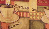DaDa Bedding Smell of Coffee Cup Latte Java Brown Tapestry Table Runner Cloth (9912) from DaDalogy Bedding Collection